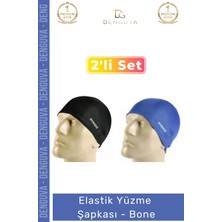 #yüzmeşapkası Silikon Yüzücü Bonesi Su Geçirmez Havuz Sporu 2 Adet Deniz Bonesi Elastik Yüzme Şapkası