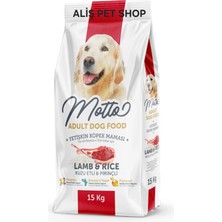 Motto Yetişkin Köpekler Için Kuzu Etli Pirinçli Kuru Mama