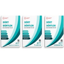 Meb Dört Dörtlük Ayt Konu Pekiştirme Testleri 3’lü Set | Türk Dili ve Edebiyatı + Tarih + Coğrafya | Yks Hazırlık