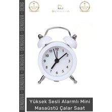 #çalarsaat Premium Sessiz Akar Mekanizma Şık Ofis Salon Komodin Hediyelik Analog Dekoratif Çalar Saat