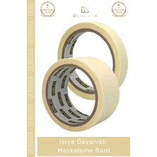 #boyabandı Hotmelt Yapışkanlı Krep Kağıt 60 Derece Isıya Dayanıklı Endüstriyel Maskeleme Boya Badana Bandı
