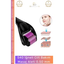 #ciltbakım Titanyum Iğneli Derma Roller Cilt Bakım 540 Iğne Anti Aging Yenileme Masaj Aleti 0,50 mm