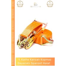 #spanzethalat Yüksek Kalite Dayanıklı Kancalı Kopmaz Profesyonel Yük Sabitleme 10 Metre Spanzet Halat