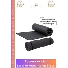 #kampmatı Taşıma Askılı Dayanıklı Kamp Pilates Yoga Spor Fitness Egzersiz Kaymaz Uyku Matı Yer Minderi