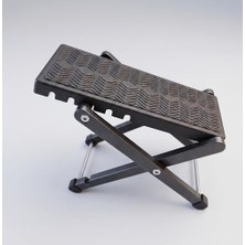 Die Grup Profesyonel Gitar Ayak Desteği, Katlanabilir Metal Ayaklık, Siyah, Kaymaz Yüzeyli