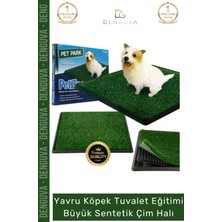 #sentetikhalı Köpek Tuvalet Eğitim Seti Pet Park Su Geçirmez Hijyenik Portatif Büyük Sentetik Çim Halı
