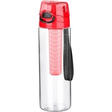 Die Grup Detox Matarası, Bpa Içermeyen, Beye ve Isıya Dayanıklı, 500 ml Kapasiteli, 4 Farklı Renk Seçenekli (Kırmızı)