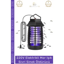 #sineköldürücü Elektrikli Cız Lamba LED Uv Etkili Güçlü Pratik Bahçe Mor Işık Kara Sivri Sinek Öldürücü