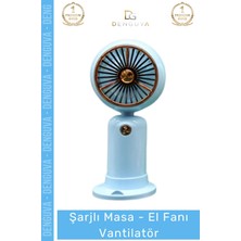 #vantilatör Mini Sessiz Şık Portatif Pastel Soğutucu Taşınabilir USB Şarjlı Masa El Fanı Vantilatör