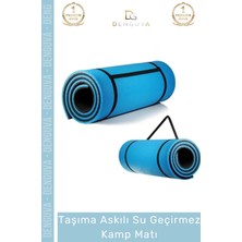 #kampmatı Taşıma Askılı Pilates Yoga Salon Tipi Konforlu Uyku Kamp Matı Yer Minderi 10 mm