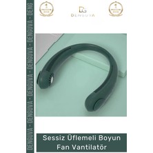 #boyunvantilatörü Sessiz Şarjlı Taşınabilir Mini USB Giyilebilir Hava Soğutucu Üflemeli Boyun Vantilatörü