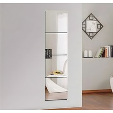 HK Home Design 20X20 cm Kare Bronz Ayna Bizoteli 1 Adet