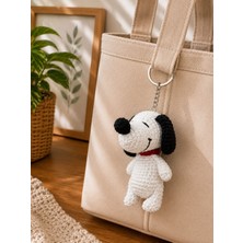 Sevimli İlmekler Amigurumi Köpek Anahtarlık