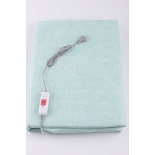 Bikaya Home Boyralı Elektrikli Çift Kişilik Battaniye | 120X155 cm | Kademeli Isı Ayarlı | Güvenli & Konforlu