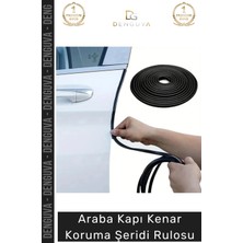 #fitilşerit Otomobil Kapı Kenar Metal Klipsli Kauçuk Esnek Darbe Çizilme Koruma Fitil Şeridi Rulosu