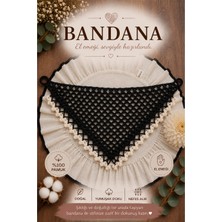 Bikaya Home El Yapımı Örgü Bandana | %100 Pamuk | Çok Amaçlı Bel Şalı | Yazlık & Hediyelik