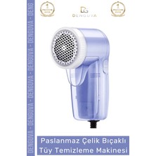 #tüytoplayıcı Lüks Pilli Tiftik Kazak Tüy Toplama Alıcı Giysi Paslanmaz Çelik Mavi Tüy Temizleme Makinesi