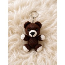 Sevimli İlmekler Amigurumi Ayı Anahtarlık