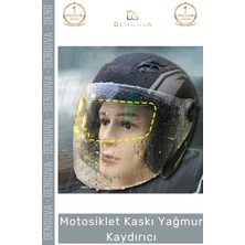 #motosikletkaskı Motosiklet Kaskı Anti Sis Şeffaf Film Kask Su Itici Buhar Önleyici Yağmur Kaydırıcı