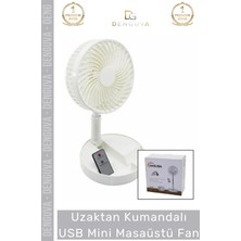 #vantilatör Teleskopik Ofis Sessiz Katlanabilir Taşınabilir Uzaktan Kumandalı USB Mini Masaüstü Fan