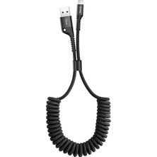 Baseus Fish Eye Spiral Lightnin USB Kablo Iphone 14-13-12-11-(5775) - ETC5005-6747