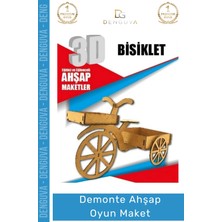#maketoyun Eğitici Eğlenceli Lazer Kesim 3mm Mdf Boyanabilir 3D Puzzle Demonte Ahşap Oyun Maket
