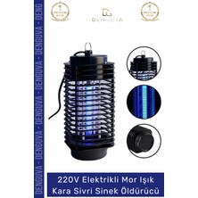 #sineklöldürücü 220V Elektrikli Sinek Kıran Pratik Gece Lambası LED Mor Işık Kara Sivri Sinek Öldürücü