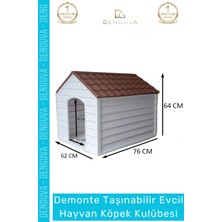 #köpekkulübesi Bahçe Tipi Demonte Kolay Kurulum Sağlıklı Polipreplen Yazlık Evcil Hayvan Köpek Kulübesi