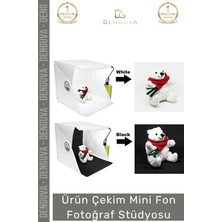 #ürünçekimçadırı Profesyonel Fotoğraf Çekim Kutusu Taşınabilir Mini Beyaz Işık Stüdyosu Ledli Işık Perdesi