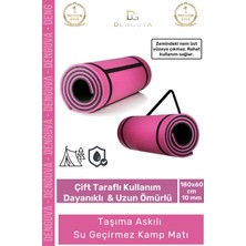 #kampmatı Taşıma Askılı Dayanıklı Konfor Pilates Kaymaz Kamp Matı Yer Minderi 10 mm