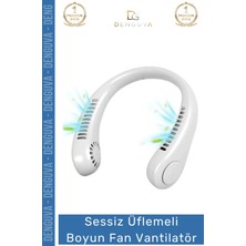 #vantilatör Sessiz Güçlü Portatif Şarjlı Mini USB Giyilebilir Modeli Üflemeli Boyun Fan Vantilatör