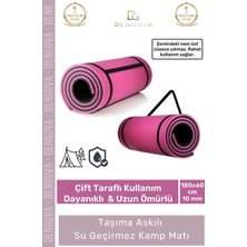 #kampmatı Taşıma Askılı Dayanıklı Uzun Ömürlü Konfor Serisi Kaymaz Pilates Yoga 10MM Kamp Matı
