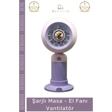 #vantilatör Şarjlı USB Taşınabilir Sessiz Model 3 Seyahat Kompakt Kademeli Masa El Fanı Vantilatör