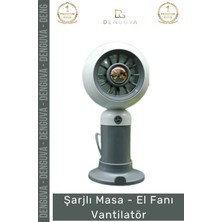 #vantilatör Şarjlı USB Taşınabilir Sessiz 2 Kademeli Mini Ofis Seyahat Küçük Masa El Fanı Vantilatör