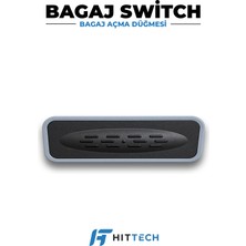 Hittech Renault Zoe, Clio 3, Megane 2 ve Laguna 2 Uyumlu Bagaj Açma Düğmesi Butonu Switch Oem 8200078258