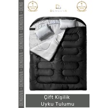 #uykutulumu Suya Dayanıklı Termal Dolgulu Geniş Kesim Kamp Outdoor Konforlu Çift Kişilik Uyku Tulumu