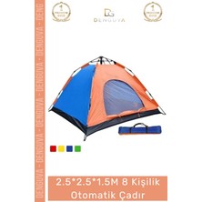 #çadır Su Geçirmez Kamp Dayanıklı Pratik Kurulum Aile Tipi 8 Kişilik Çantalı Otomatik Çadır