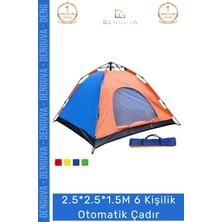 #çadır Su Geçirmez Pratik Kurulum Geniş Kamp Outdoor Ferah 6 Kişilik Otomatik Çantalı Çadır