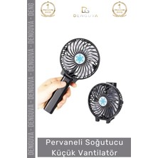 #vantilatör USB Taşınabilir Şarjlı Katlanabilir Sessiz Güçlü Hava Pervaneli Soğutucu Küçük Vantilatör