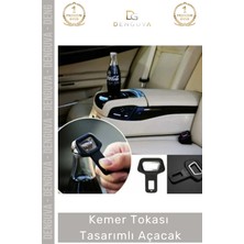 #otoaksesuar Araç Aksesuarı Metal 2 Adet Formlu Sağlam Kemer Tkası Tasarımlı Açacak