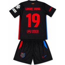 Mmt Spor Barcelona Yeni Sezon Lamine Yamal Deplasman Çocuk Forması Siyah 19 Numara