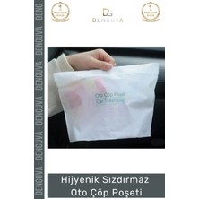#hijyenpoşeti Su Geçirmez Yapışkanlı Pratik Oto Araba Araç Içi Sızdırmaz Torpido Hijyen Çöp Poşet 20 Adet
