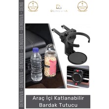 #bardaklık Lüks Araç Içi Aksesuar Şişe Kahve Klima Tutucu Katlanabilir Araba Bardak