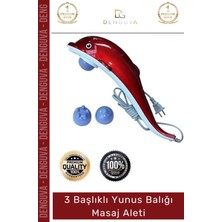 #masajaleti Vücut Rahatlatıcı Kan Dolaşımı Hızlandırıcı Etkili 3 Başlıklı Yunus Balığı Masaj Aleti