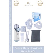 #nebulizatörmakinesi Profesyonel Nebulizatör Maskeli Yetişkin Çocuk Taşınabilir Inhaler Nemlendirme Makinesi