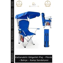 #sandalye Profesyonel Ergonomik Güneş Korumalı Sağlam Yapı Katlanabilir Gölgelikli Kamp Sandalyesi