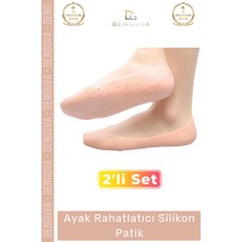 #silikonpatik Medikal Yumuşak Topuk Çatlak Giderici Nemlendirici Destekli Rahatlatıcı Silikon Patik