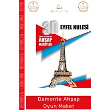 #oyuncak Eğitici Eğlenceli Lazer Kesim 3mm Mdf Boyanabilir 3D Puzzle Demonte Ahşap Oyun Maket