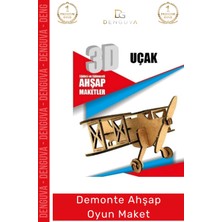 #oyuncak Eğitici Eğlenceli Lazer Kesim 3mm Mdf Boyanabilir 3D Puzzle Demonte Ahşap Oyun Maket