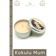 #mum Dekoratif Hediyelik Şık Modern Tasarım Metal Kutu Kokulu Mum Oda Kokusu 120G Teneke Kutu